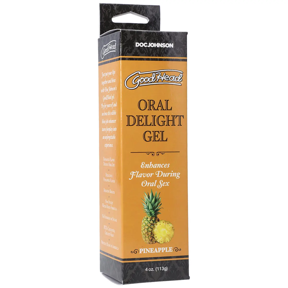 1. Doc Johnson - GoodHead - Oral Delight Gel - Pineapple - 4 oz