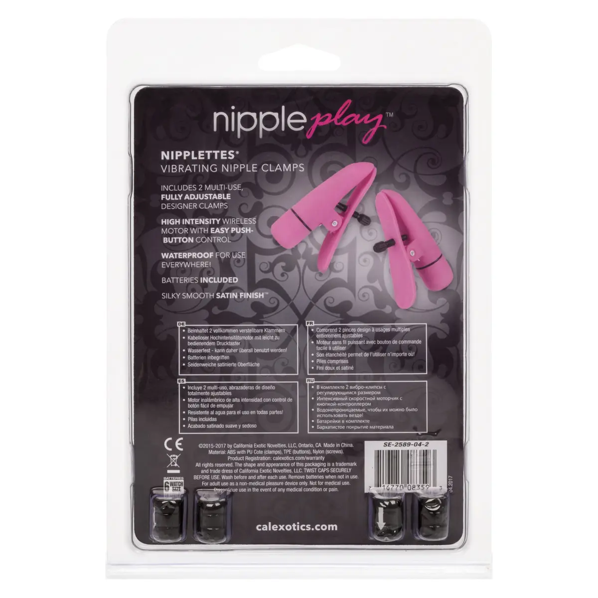 3. Calexotics - Nipple Play Nipplettes - Pink