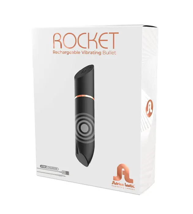 New Products In Stock Adrien Lastic Rocket Black Rechargeable Bullet