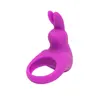 Love Honey -  Happy Rabbit Rechargeable Cock Ring Purple thumbnail