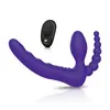 Electric EEL, Inc - 7” Remote Control Strapless D.P. Silicone Strap on thumbnail