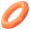 9. Calexotics Alpha Liquid Silicone Sexagon Cock Ring, Orange thumbnail