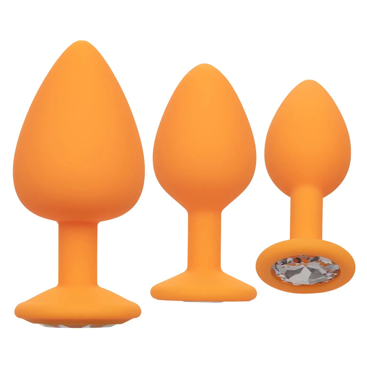 Main Image Calexotics - Cheeky Gems - Orange Butt Plugs