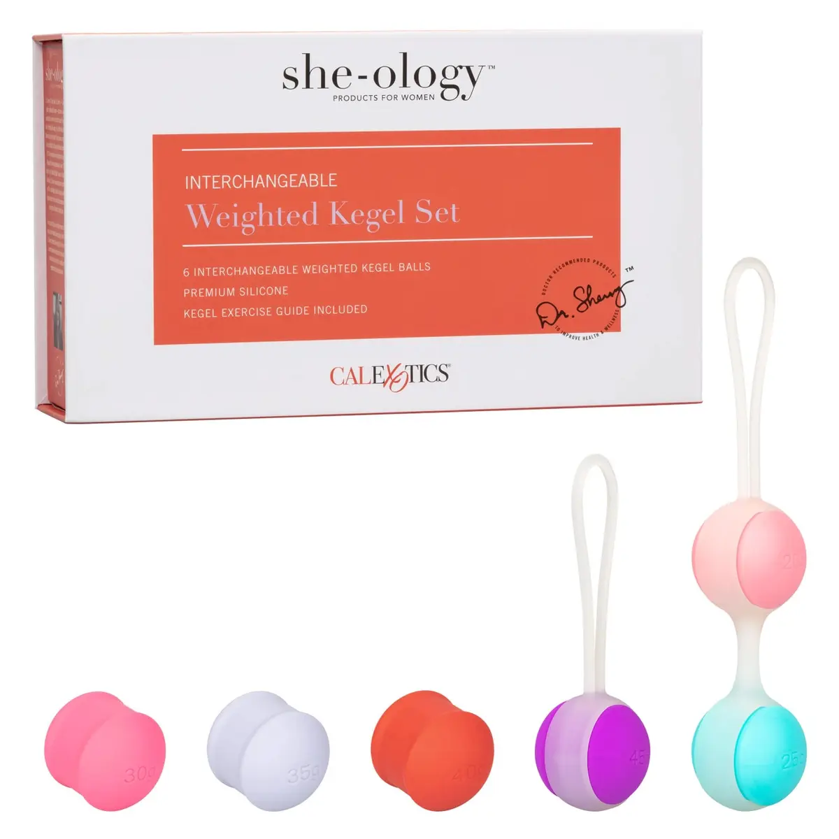 She-Ology - She-ology Interchangeable Weighted Kegel Balls Set