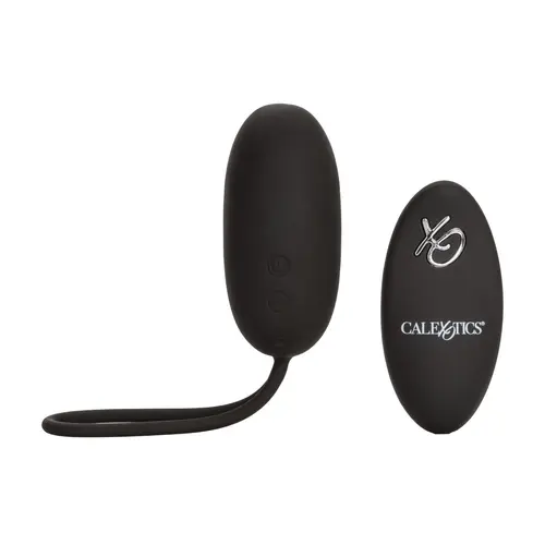 Calexotics - Silicone Rechargeable Remote Control Vibrating Egg Black