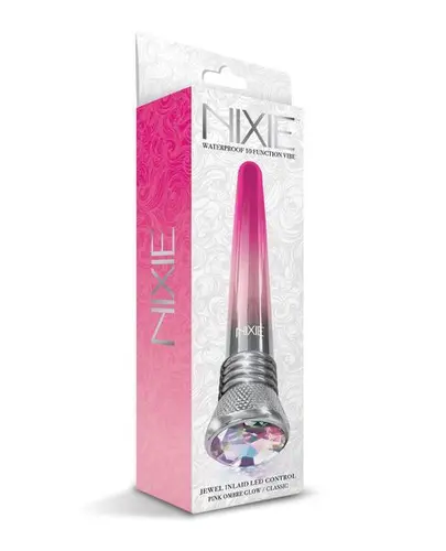 Global Novelties - Nixie Vibrator - Nixie Jewel Ombre Classic Vibe Pink Glow