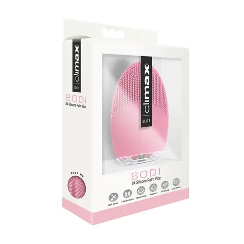 Topco Climax Elite Bodi 15X Silicone Palm Vibrator, Pink