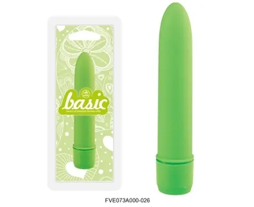Excellent Power - Basicx 5-Inch Jungle Bunny Multispeed Vibrator, Green