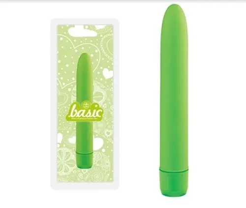 Excellent Power - Basicx 7-Inch Smoothie Multispeed Vibrator, Green