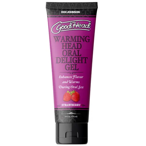 Doc Johnson - GoodHead - Warming Head Oral Delight Gel - Strawberry - 4 fl. oz.