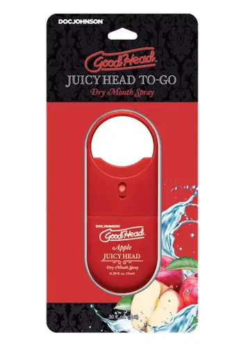 Doc Johnson GoodHead - Juicy Head Dry Mouth Spray To-Go - Apple - .30 fl. oz.