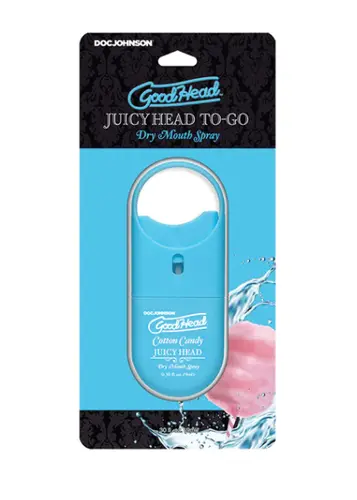 Doc Johnson  GoodHead - Juicy Head Dry Mouth Spray To-Go - Cotton Candy - .30 fl. o...