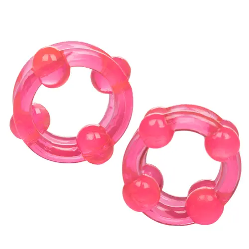 Calexotics - Island Cock Rings Double Stacker, Pink
