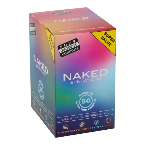 Four Seasons Naked Sensations Condoms 50-Pieces