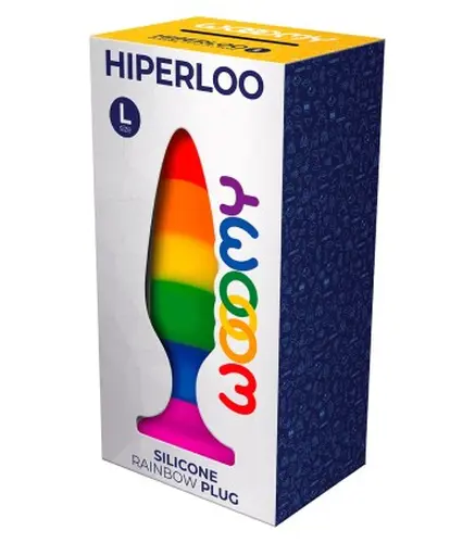 Adrien Lastic Wooomy Hiperloo Silicone Rainbow Plug L