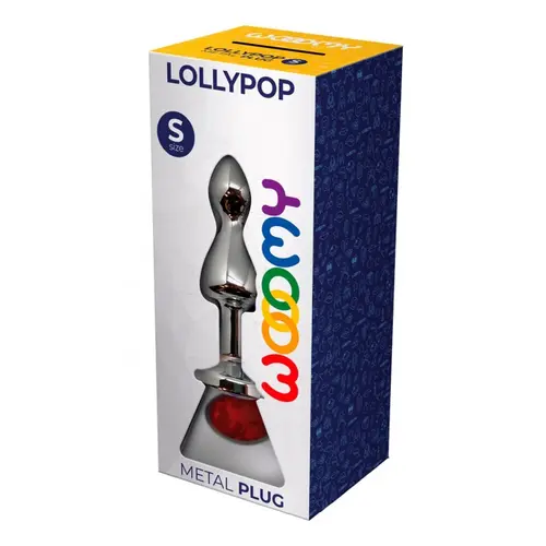 Adrien Lastic WOOOMY Lollypop Double Ball Metal Plug Red S