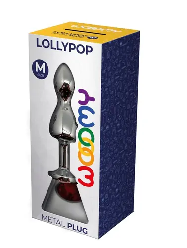 Adrien Lastic WOOOMY Lollypop Double Ball Metal Plug Red M