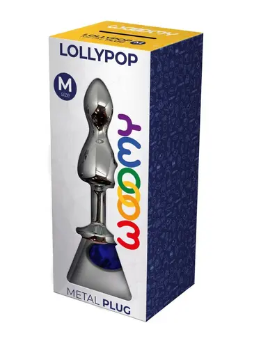 Adrien Lastic WOOOMY Lollypop Double Ball Metal Plug Blue M