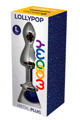 Adrien Lastic WOOOMY Lollypop Double Ball Metal Plug Blue L