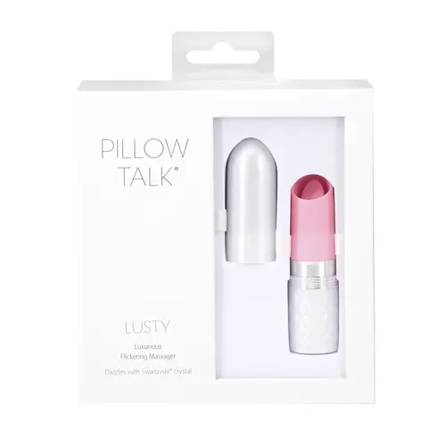 BMS Enterprises - Pillow Talk LUSTY Luxurious Flickering Massager Pink