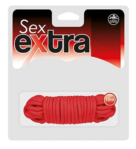 Excellent Power - SEX EXTRA 10 METER COTTON ROPE IN RED