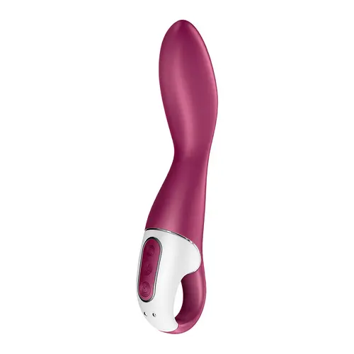 Satisfyer, Bluetooth G-Spot Vibrator, Heated Thrill Connect App, 8.1 Inch, with Heat Function, Silicone