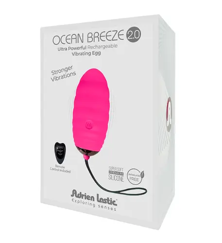Adrien Lastic New Products In Stock Ocean Breeze Rechargeable Bullet with Remote Pink 2.0