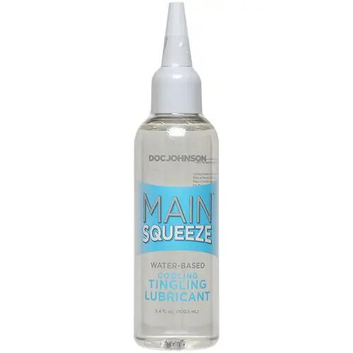 Doc Johnson - Main Squeeze Cooling/Tingling Lubricant - 3.4 fl. Oz