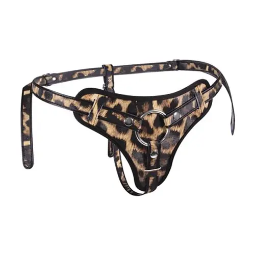 Excellent Power - Leopard Frenzy Deluxe Strap On Harness