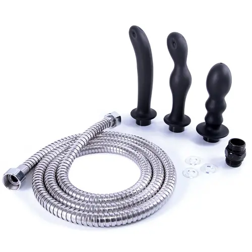 Excellent Power - HYDRO SERIES-SPASHY 3 BUTT PLUGS WITH HOSE KIT