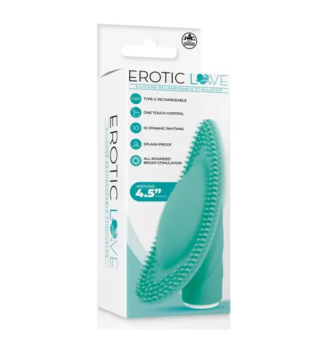 Excellent Power New Products In Stock SILICONE 10 SPEED RECHARGEABLE VIBRATOR - GREEN
