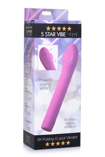XR Brands INMI - Inmi 5 Star 9X Pulsing G-Spot Vibrator, Pink