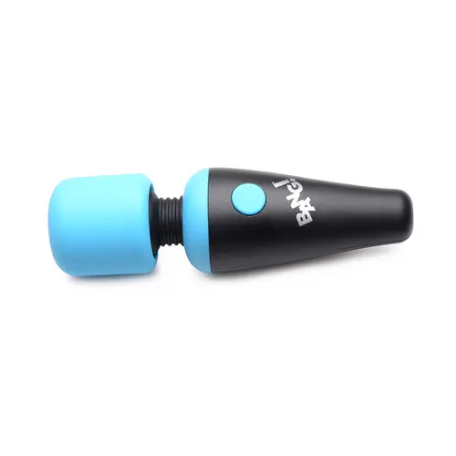 XR Brands - BANG! 10X Vibrating Mini Silicone Wand - Blue
