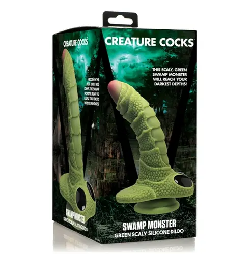 XR Brands Creature Cock Swamp Monster Silicone Dildo