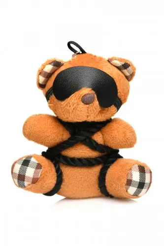 XR Brands Master Series  Rope Teddy Bear Keychain