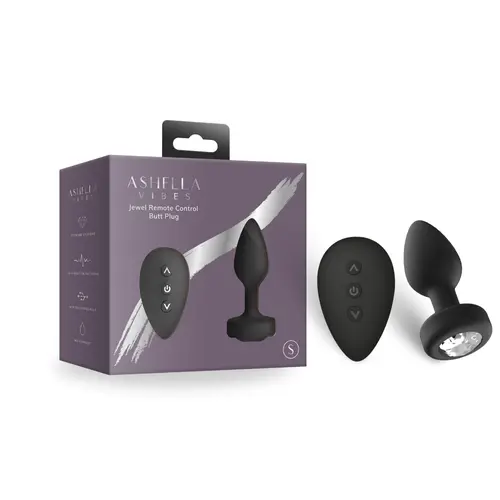 AAPD Ashella Vibes  Jewel Remote Control Butt Plug Small