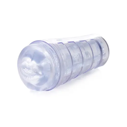 Curve Toys - Mistress Courtney - Diamond  Deluxe Clear Mouth Stroker