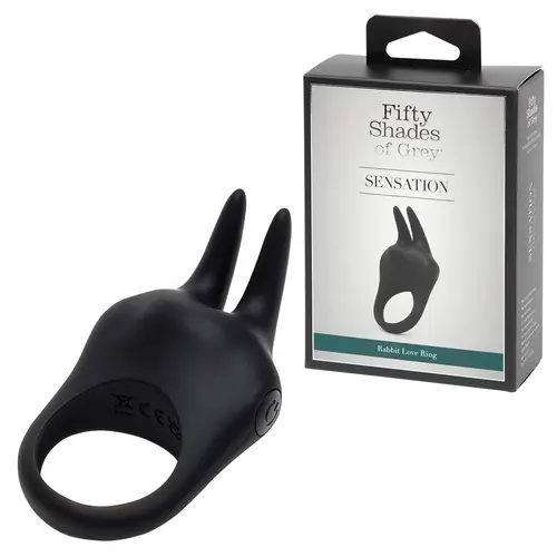 Love Honey - Fifty Shades of Grey Sensation Rechargeable Vibrator Rabbit Love Ring