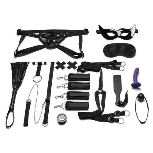 Electric EEL, Inc Lux Fetish - Everything You need BDSM In-A-Box 12PC Bedspreaders Set