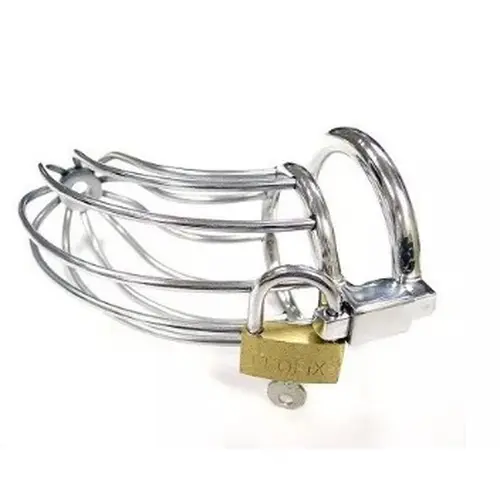 ROUGE - Chastity Cock Cage with Padlock