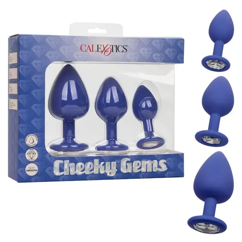 Calexotics - Cheeky Gems - Purple Butt Plugs