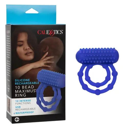Calexotics - Silicone Rechargeable 10 Bead Maximus Ring