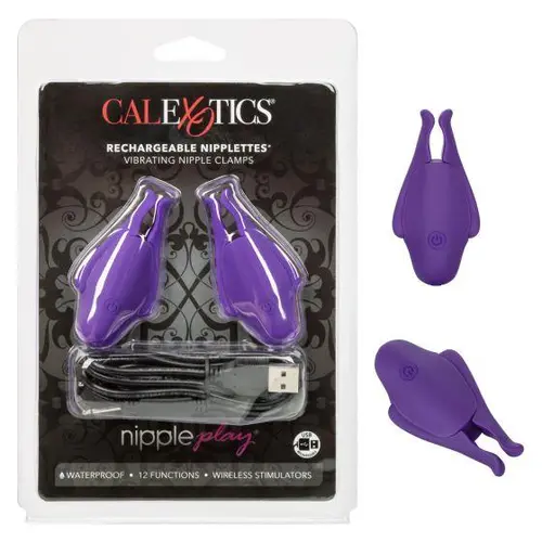 Calexotics - Nipple Play Rechargeable Nipplettes - Purple