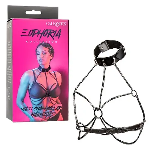 Calexotics New Products In Stock Euphoria Collection Multi Chain Collar Harness