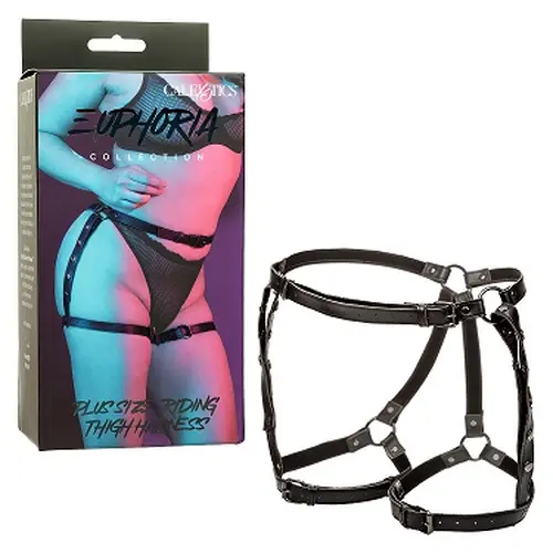Calexotics New Products In Stock Euphoria Collection Plus Size Riding Thigh Harness