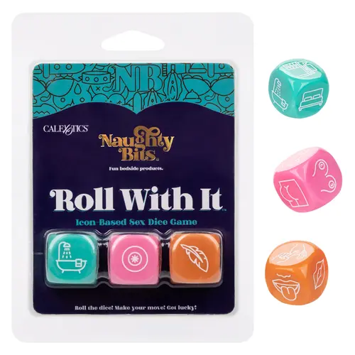 Calexotics Naughty Bits Roll With It Icon Based Sex Dice