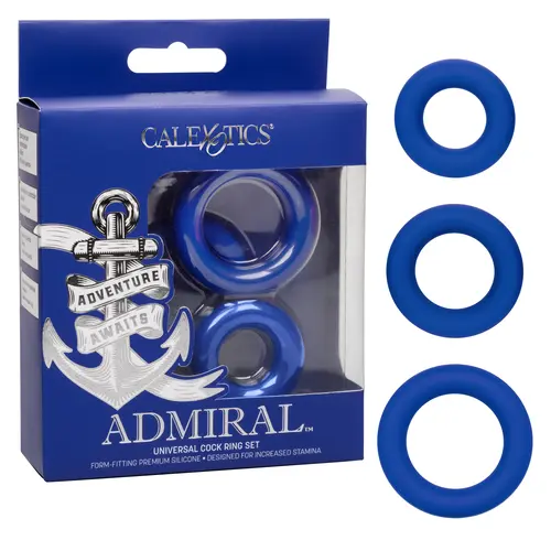 Calexotics Admiral Universal Cock Ring Set