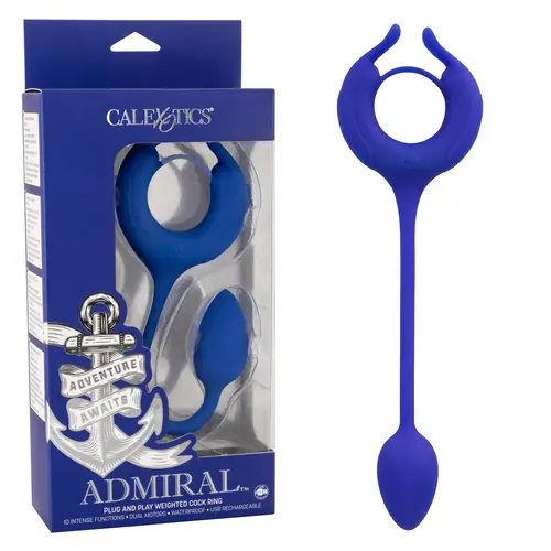 Calexotics Admiral Plug and Play Weighted Cock Ring