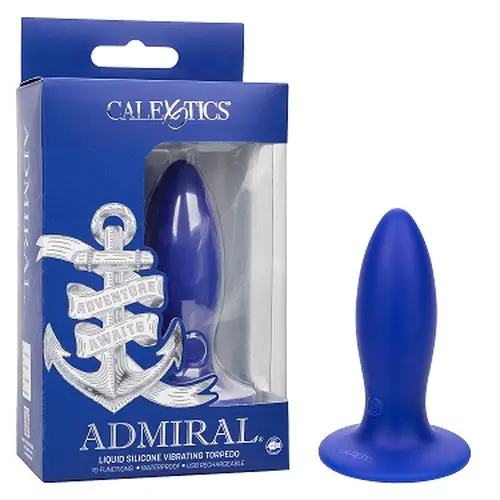 Calexotics New Products In Stock Admiral Liquid Silicone Vibrating Torpedo