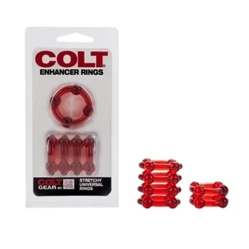 Calexotics Colt Enhancer Rings - Red